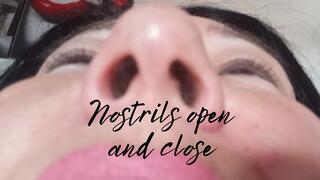 Nostrils open and close