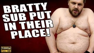 KingMarti: Bratty Sub Gets Put In His Place With A Rough Fucking - Full HD 1080p