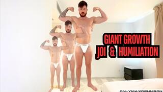 Giant growth joi & humiliation