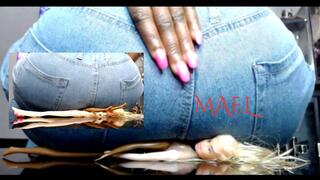 Shrunk Teens Crushed In Denim Jeans And Ass Smothered Unaware