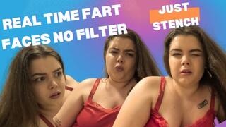 Real Time Fart Faces No Filter, Just STENCH