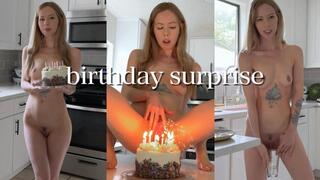 Wet Birthday Surprise For BF