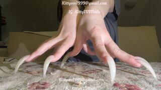 Showing my Talons up close (Longest and Sharpest they've been)