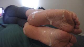 ScrunchLock'd Thick Soles Backed-Up Blasting - Ms Stacie's SouthernSAHM Stacked-Heels Cause A Rude Projectile BBC NutLoad Blowout - PRT2