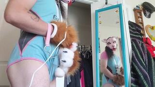 SubbyPuppy x Dva little! Anal Training and Wand Play!
