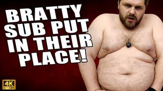 KingMarti: Bratty Sub Gets Put In His Place With A Rough Fucking - 4k UHD 2160p