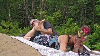 Olga in the sand pit (HD)