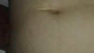 Masked man licks my body then i jerk him off while he plays with my belly button