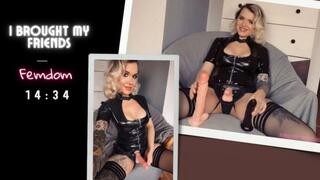 I brought my friends Learning to suck and give ass, strapon Marlene Moore