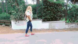 Suffering Feet in Pink Ballet Flats MP4 (1920x1080) FHD