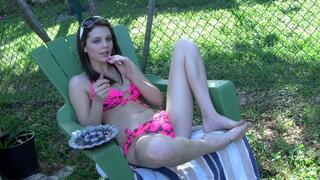 Kiera Winters Having a Smoke