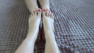 playing footsie with your boyfriend BF