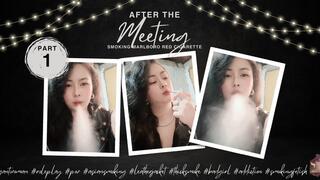 Custom : After the meeting - Smoking Marlboro Red Cigarette - POV - RP - Audible