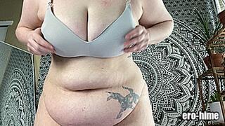 Outgrown Bra Modeling and Fat Play