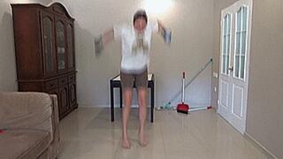 jump off the table unsuccessfully a