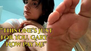 “This One’s Just for You, Gary – Now Pay Me”