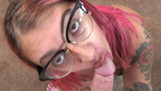 Goddess Bats gives head at the audition