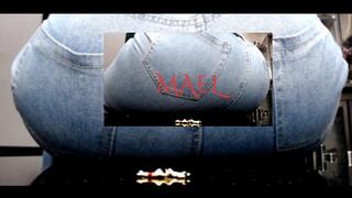 Boys Ruined In Jeans Ass-Fyxiation With Giant Ass Unaware