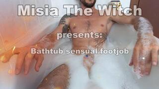 Mistress Misia - Baththub sensual footjob