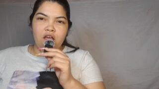 Small burps come out of my mouth