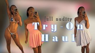 Ebony Brat: Full Nudity Try-On Haul