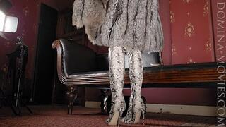 SMOKING - Fur and Python Boots - 01