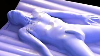 Sealed tightly in the airbed vacbed