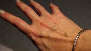 Veiny sexy hands poses AVI