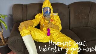 gas mask full face hazmat suit and vibrator