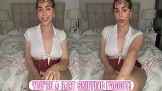 You're A Fart Sniffing Faggot!