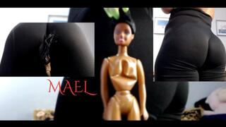 Ebony Slut Swallowed In Giant Ass Gym Pants