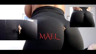 Tiny Trapped In Gym Pants Swallowed By Giant Ebony Ass
