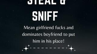 Panty Stealing Boyfriend Takes Girlfriends Strap on Cock!