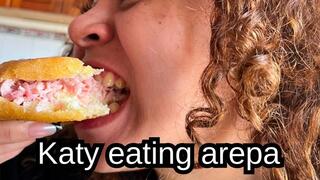 Eating Fried Arepa – Homemade Food with a Sensual Twist