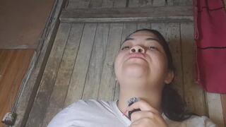 Water running down my throat, the sound will make you fall in love