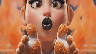 CHEESY SMELLY SOCKS TOES SPREAD OF A FAST-FOOD WORKER GIRL