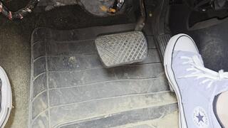 New Model Evalynn Driving in Converse part 2