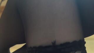 Black stockings & lingerie