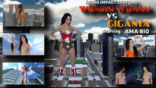 Wonder Woman vs Giganta - Ama Rio - Cosplay - Giantess - Super heroes