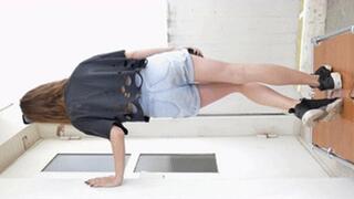 Floor-face humiliated by dirty Reebok Instapump sneakers (part 2 of 8), flo435x 2160p