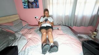 Schoolgirl Danielle Neck Scissors