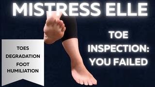 Toe Inspection: You Failed