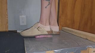 Sandal with sock cock crush