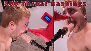 500 Throat Bashings with Dart Tech