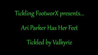 Ari Parker Has Her Feet Tickled by Valkyrie