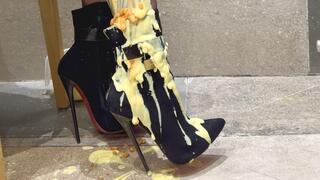 7 inch Suede Jialouwei Heels get trashed again MP4