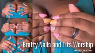 Bratty Nails and Tits Worship - Royal Ro jerk off encouragement hd mp4 1080p