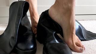 My New High Leather Boots