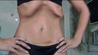 I vacuuming my stomach very deep Q9b