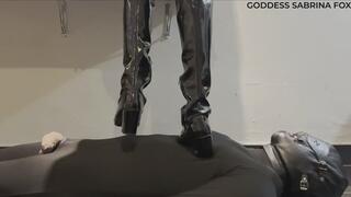 stepping on my slave